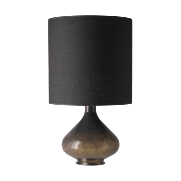 Flavia bordlampe grå lampefot - Lino Negro M - Flavia Lamps