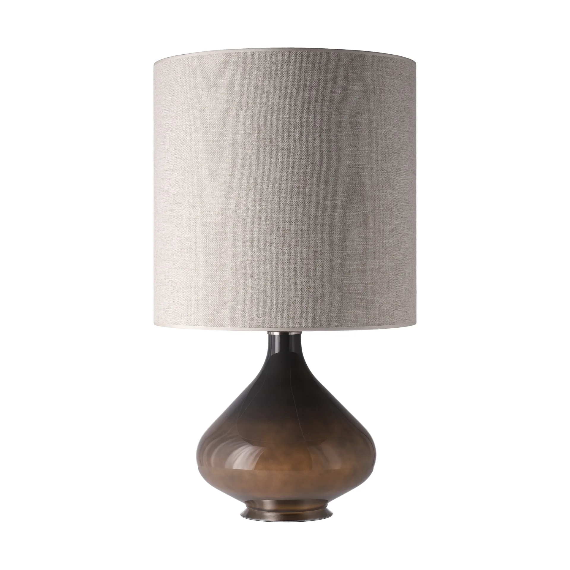 Flavia bordlampe grå lampefot, London Beige M Flavia Lamps