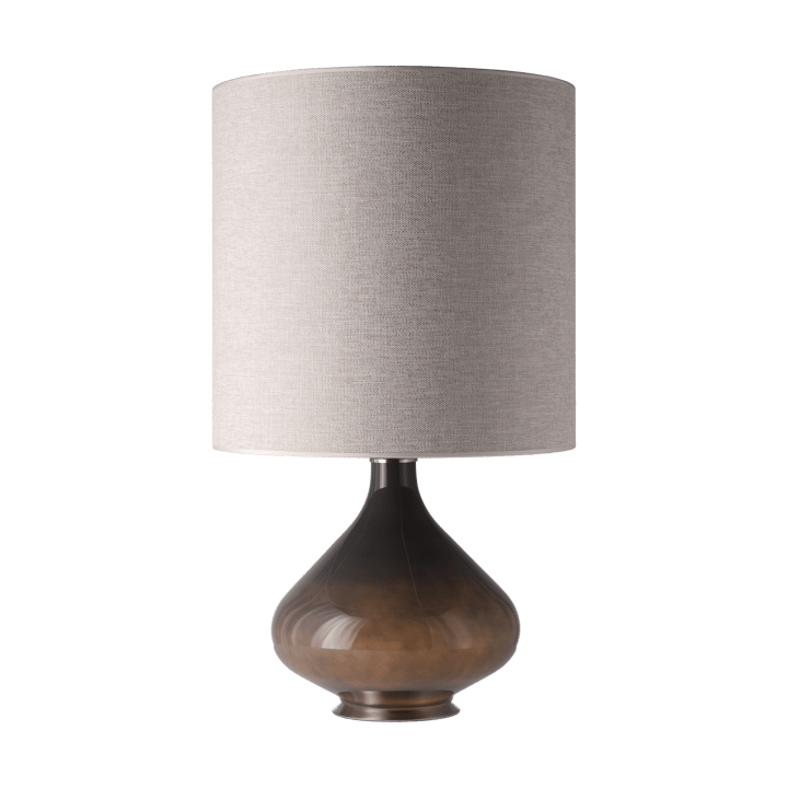 Flavia bordlampe grå lampefot, London Beige M Flavia Lamps