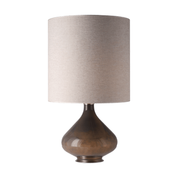 Flavia bordlampe grå lampefot - London Beige M - Flavia Lamps