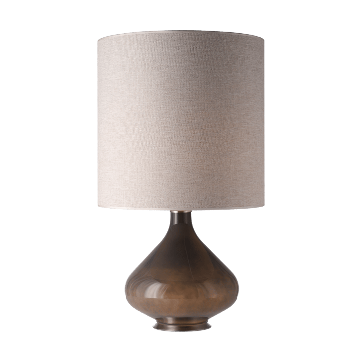 Flavia bordlampe grå lampefot, London Beige M Flavia Lamps