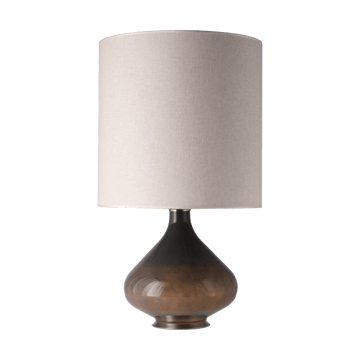 Flavia bordlampe grå lampefot - Milano Tostado M - Flavia Lamps