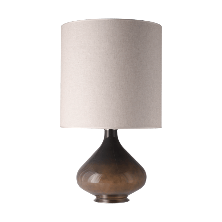 Flavia bordlampe grå lampefot, Milano Tostado M Flavia Lamps
