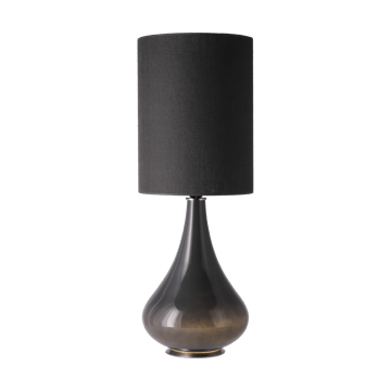 Renata bordlampe grå lampefot - Lino Negro L - Flavia Lamps