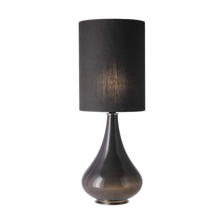 Renata bordlampe grå lampefot, Lino Negro L Flavia Lamps