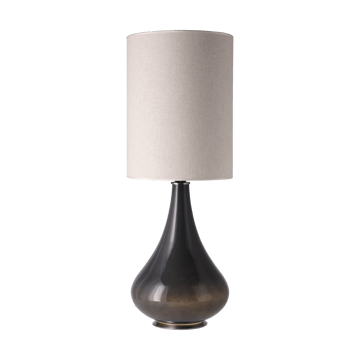 Renata bordlampe grå lampefot - Milano Tostado L - Flavia Lamps