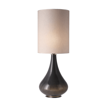 Renata bordlampe grå lampefot - Milano Tostado L - Flavia Lamps
