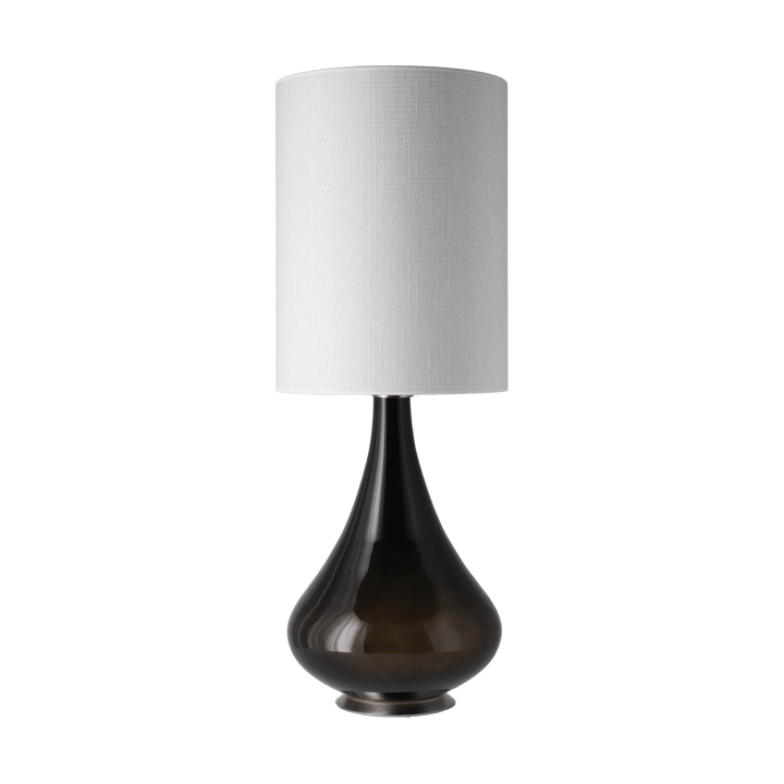 Renata bordlampe svart lampefot, Babel Beige L Flavia Lamps