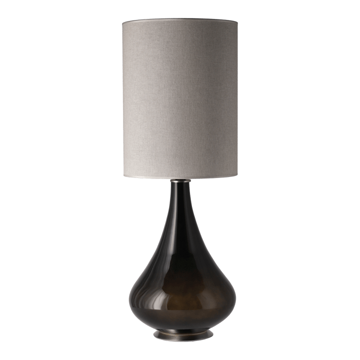 Renata bordlampe svart lampefot - Milano Tostado L - Flavia Lamps