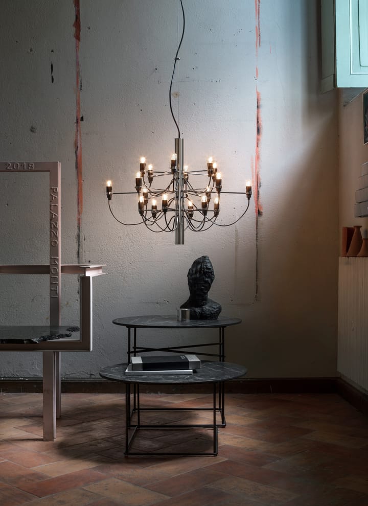 2097 Sarfatti lysekrone, Krom 18 lamper Flos
