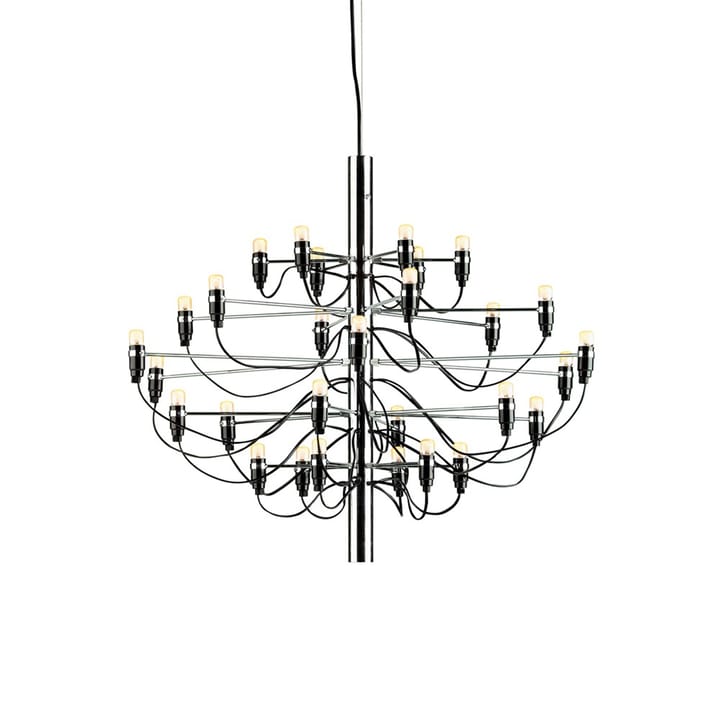 2097 Sarfatti lysekrone LED - Krom 30 lamper - Flos