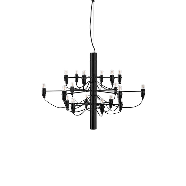2097 Sarfatti lysekrone LED - Matsvart 18 lamper - Flos