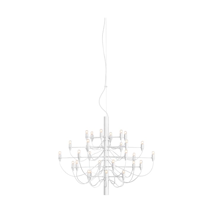 2097 Sarfatti lysekrone LED - Matt hvit 30 lamper - Flos