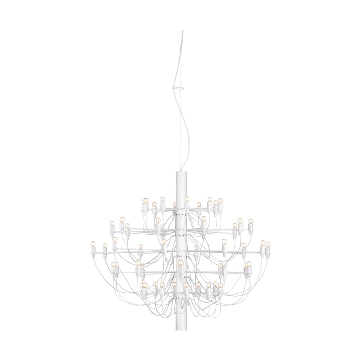 2097 Sarfatti lysekrone LED - Matt hvit 50 lamper - Flos