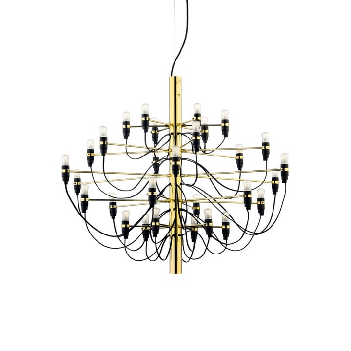 2097 Sarfatti lysekrone - Messing 30 lamper - Flos