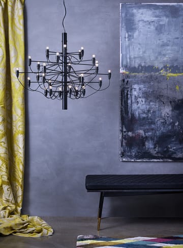 2097 Sarfatti lysekrone - Messing 30 lamper - Flos
