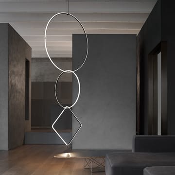 Arrangements Round pendel - Black, medium - Flos