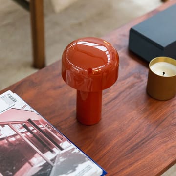 Bellhop bordlampe portabel - Brick red - Flos