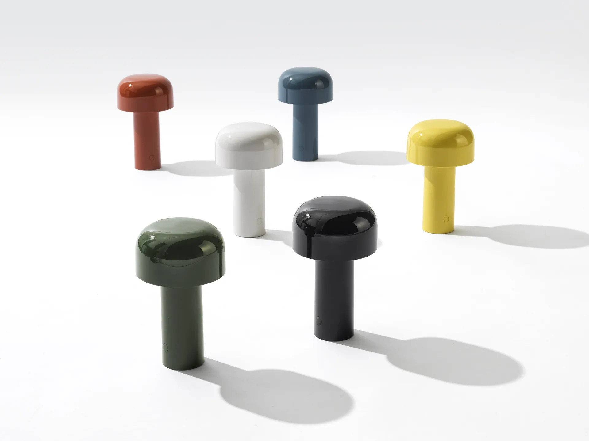 Bellhop bordlampe portabel, Glossy black , IP54 (innendørs/utendørs) Flos