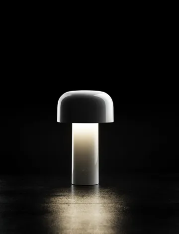 Bellhop bordlampe portabel - White, IP54 (innendørs/utendørs) - Flos