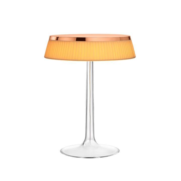 Bon Jour T bordlampe - Copper-soft skjerm i stoff - Flos