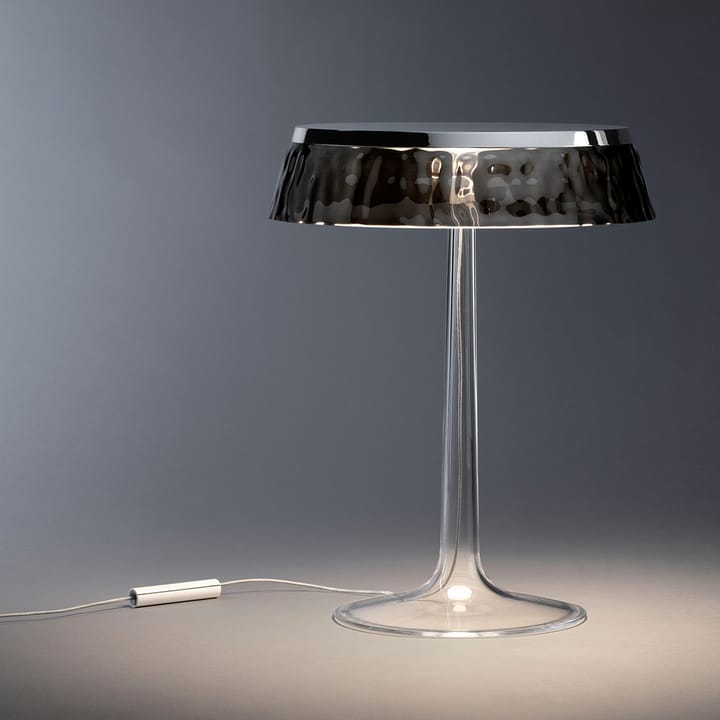 Bon Jour T bordlampe, Transparent-mattkrommet topp Flos
