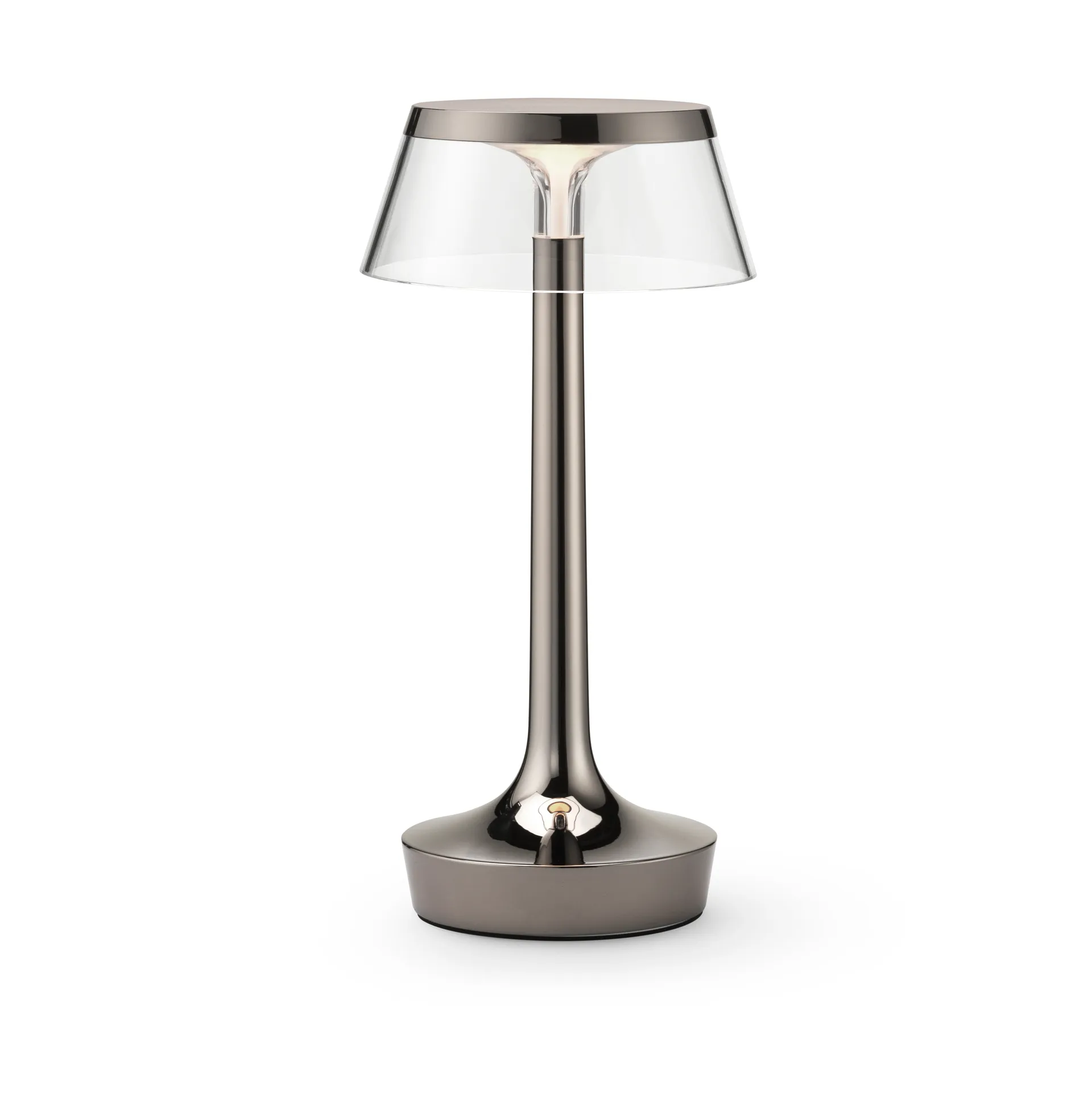 Bon Jour Unplugged bordlampe, Black Chrome Flos