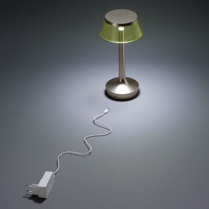 Bon Jour Unplugged bordlampe, Copper-fumée Flos