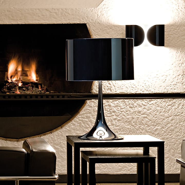 Foglio vegglampe, Svart blank Flos