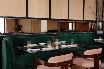 Gustave Residential bordlampe portabel - Lakkert brun - Flos