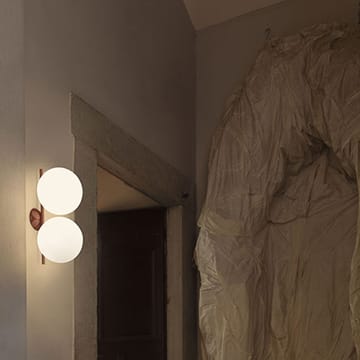 IC lights C/W1 Double vegglampe - Burgundy-opal - Flos