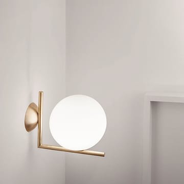IC lights C/W1 vegglampe - Børstet messing-opal - Flos