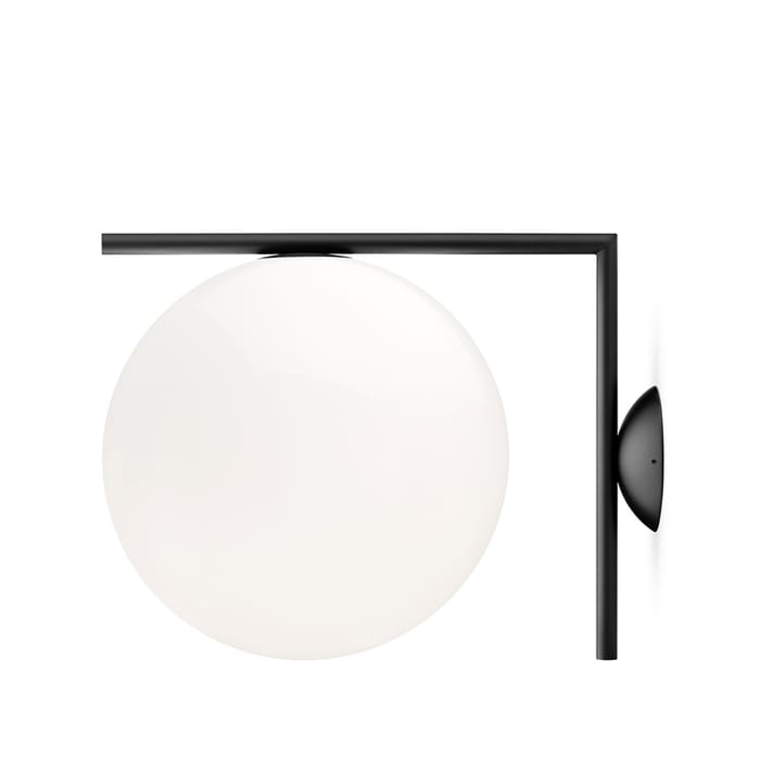 IC lights C/W2 vegglampe - Svart-opal - Flos