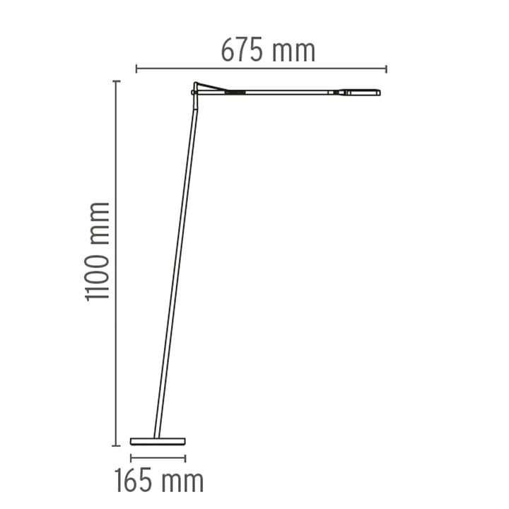 Kelvin F LED gulvlampe, Hvit Flos