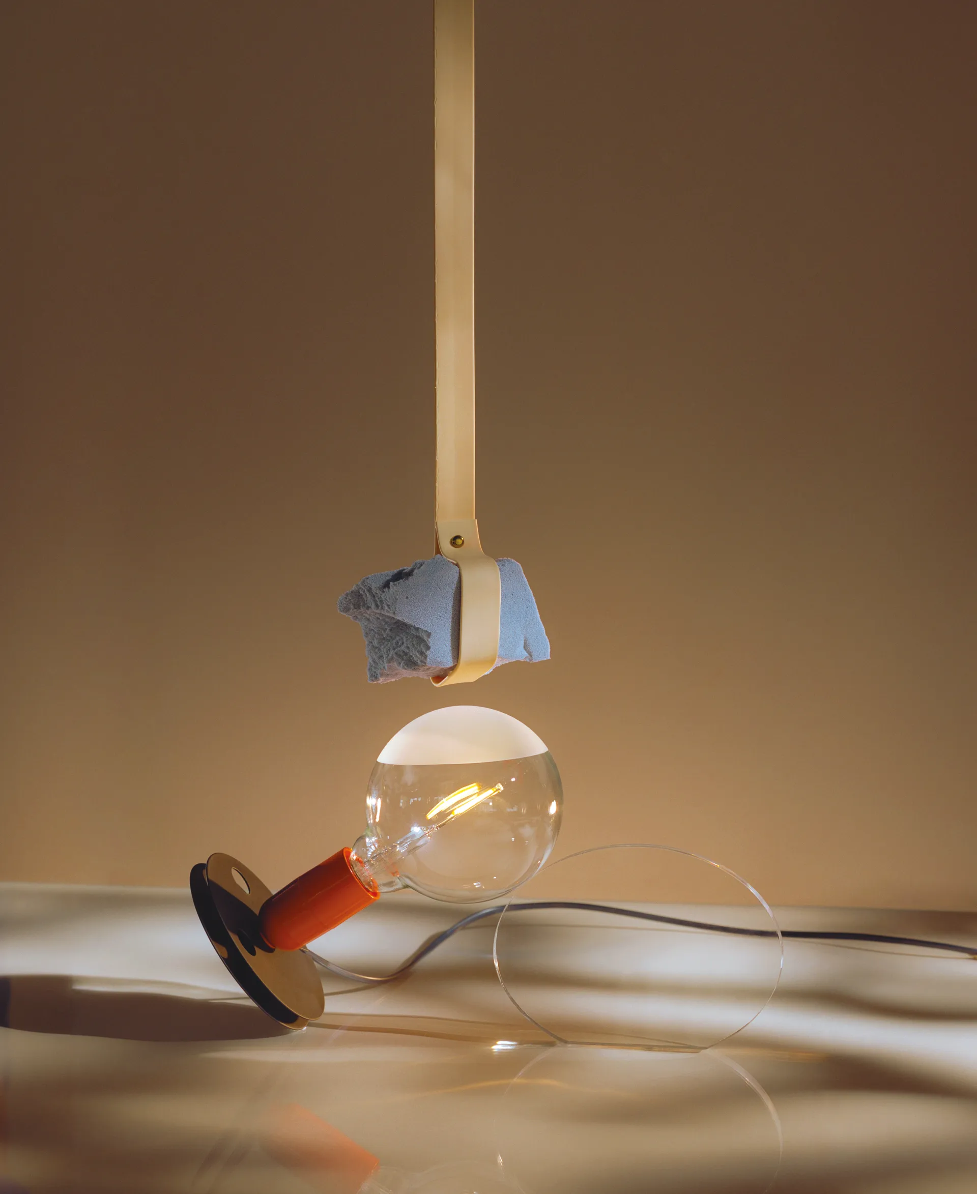 Lampadina bordlampe, Oransje Flos