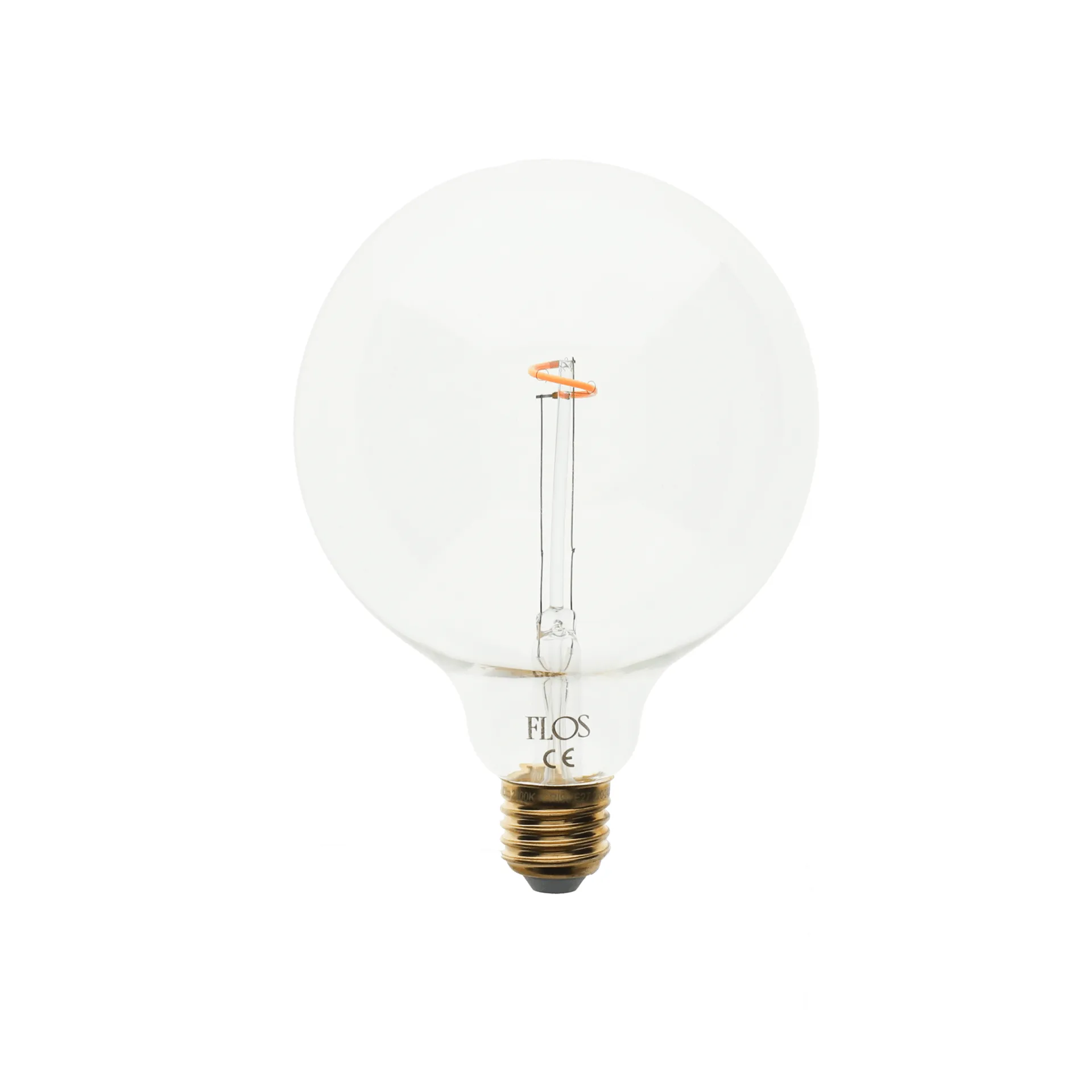 LED G125 dimbar lyskilde E27, 2200 K 40 lm 1,5 W Flos