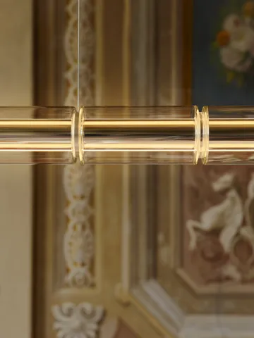 Luce Cilindrica S2 pendel 207,2 cm - Glass - Flos