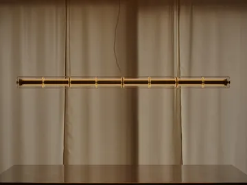 Luce Cilindrica S2 pendel 207,2 cm - Glass - Flos