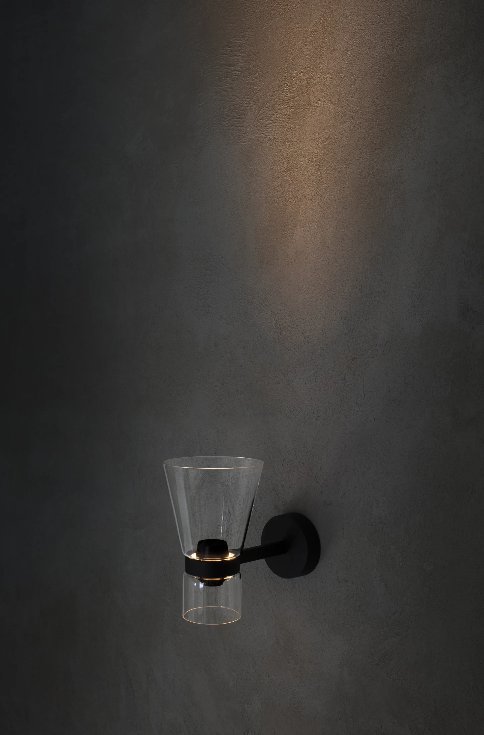 Nocturne Cone vegglampe - Svart,  Flos