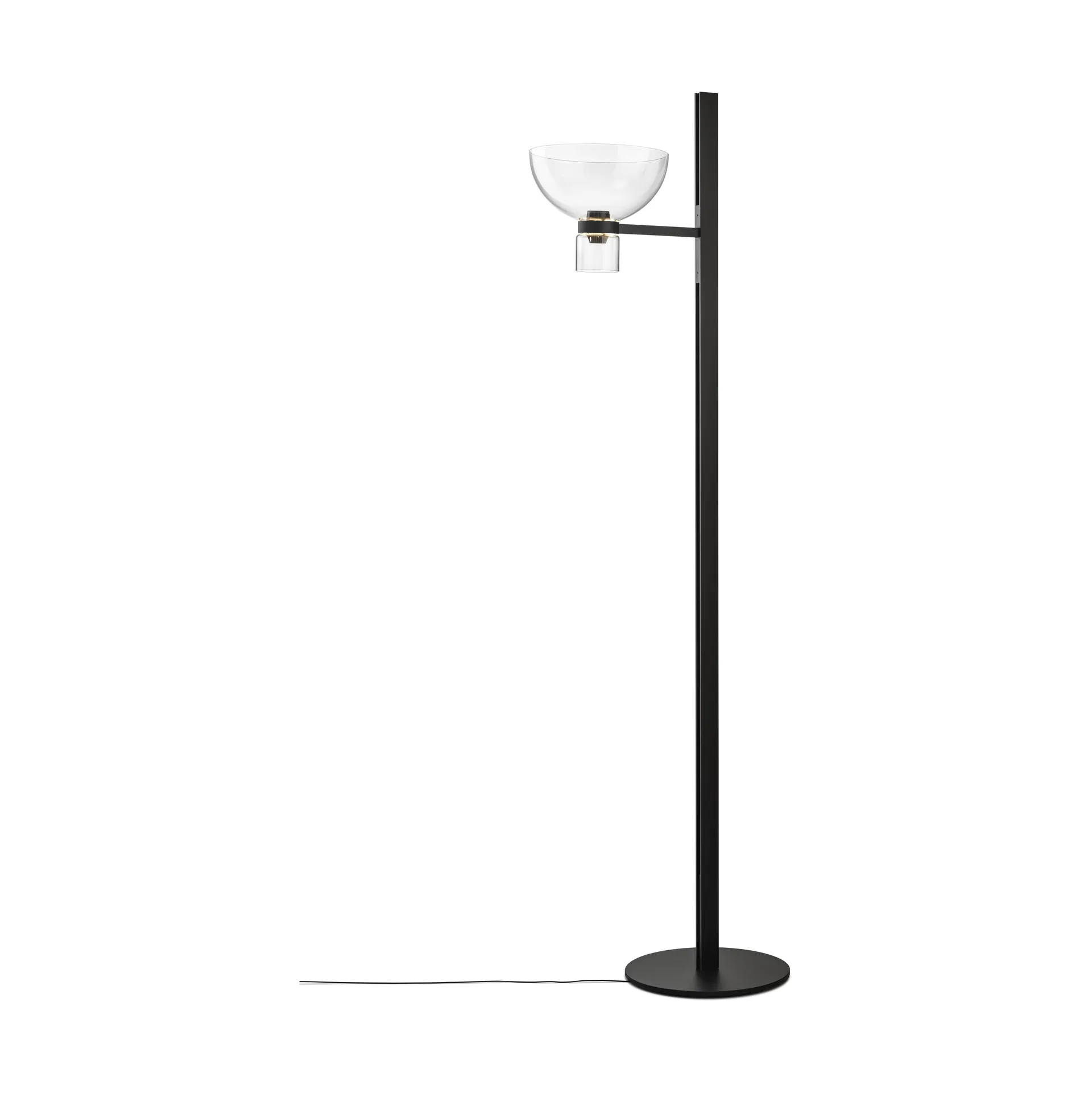 Nocturne F1 bowl gulvlampe - Svart,  Flos