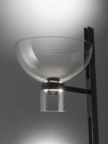 Nocturne F1 bowl gulvlampe - Svart - Flos