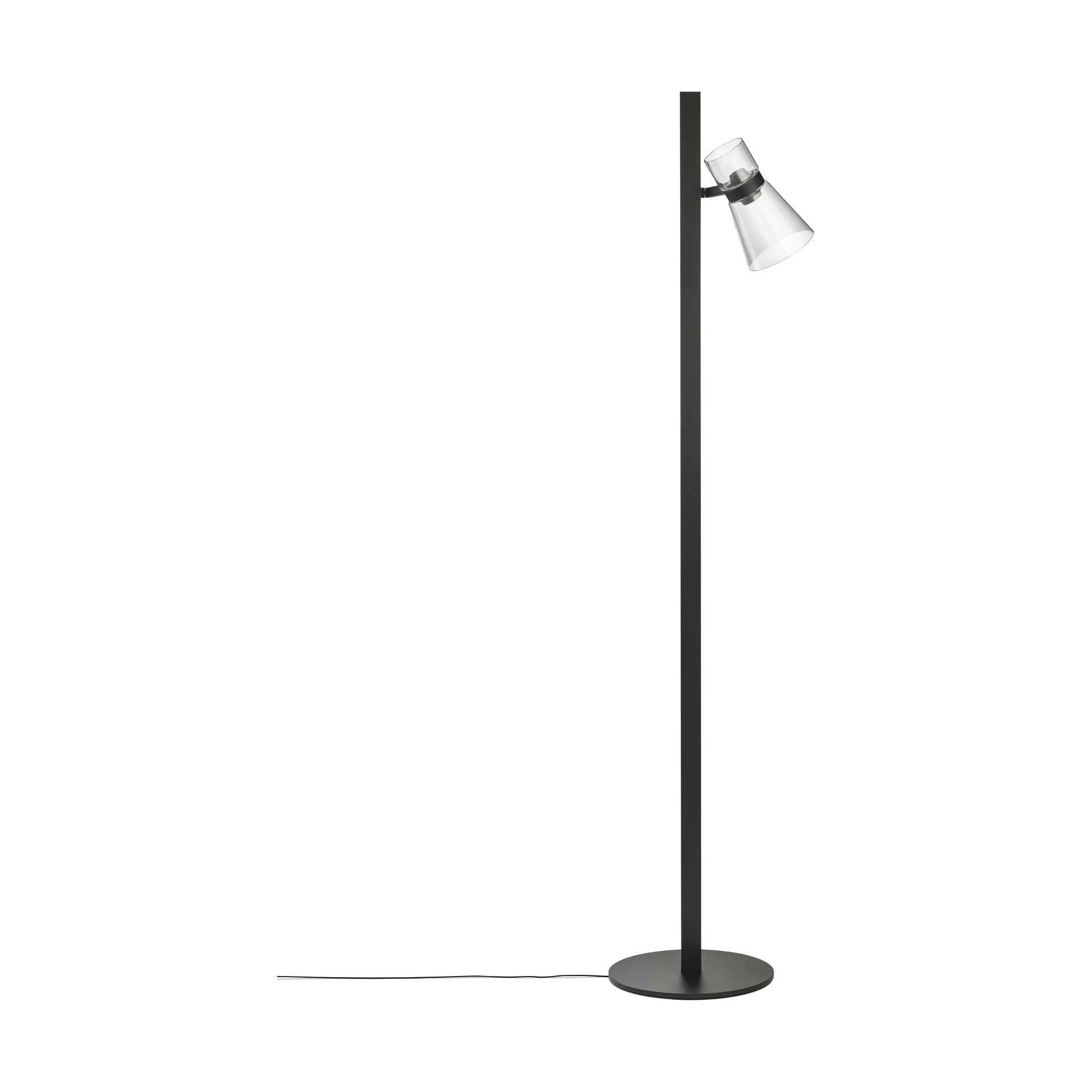 Nocturne FI cone gulvlampe - Svart,  Flos