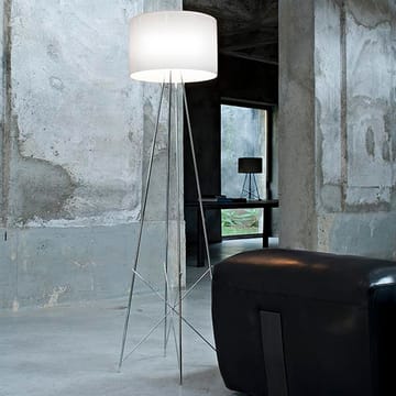 Ray F2 gulvlampe - Hvit-krom - Flos