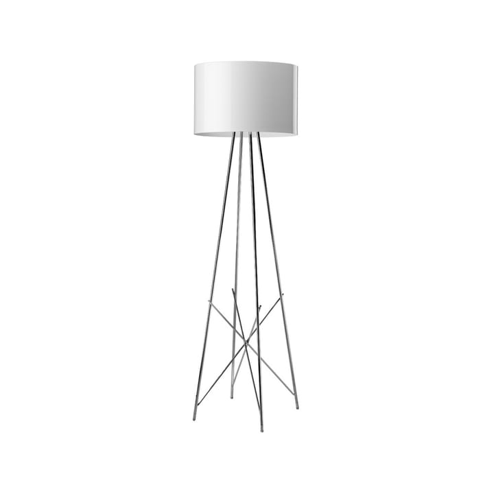 Ray F2 gulvlampe - Hvit-krom - Flos