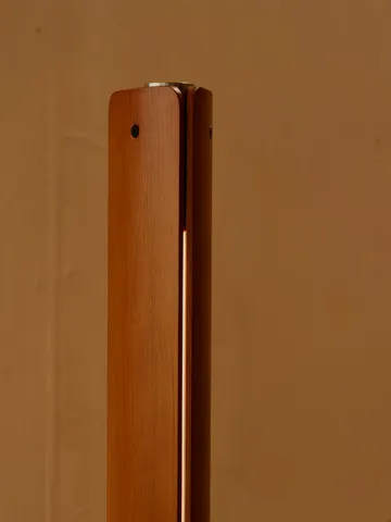 Seki-han gulvlampe 226 cm - Heat treatened ash-black metal - Flos