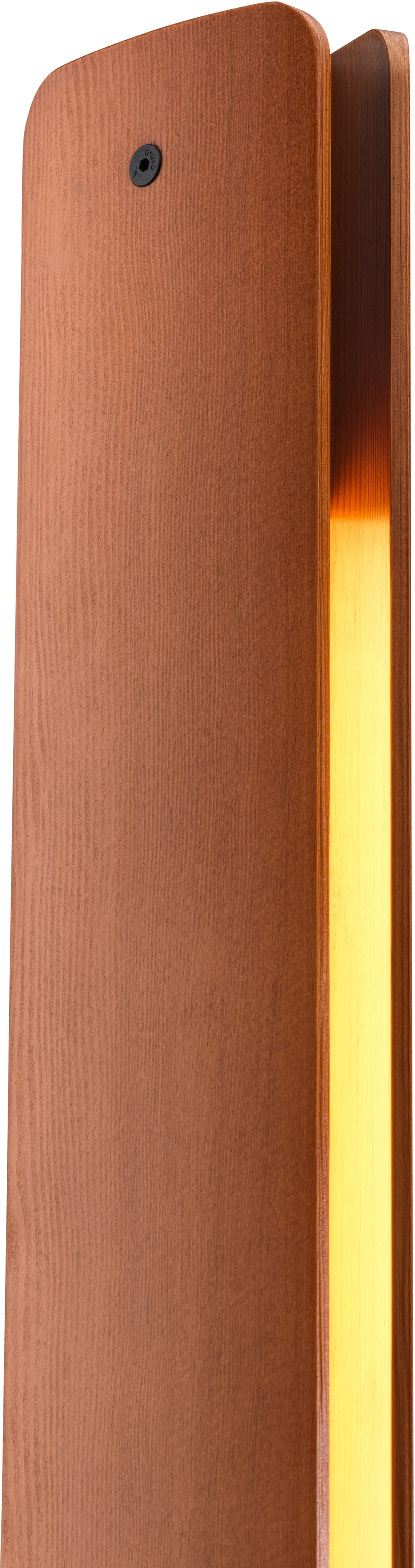 Seki-han gulvlampe 226 cm, Heat treatened ash-black metal Flos