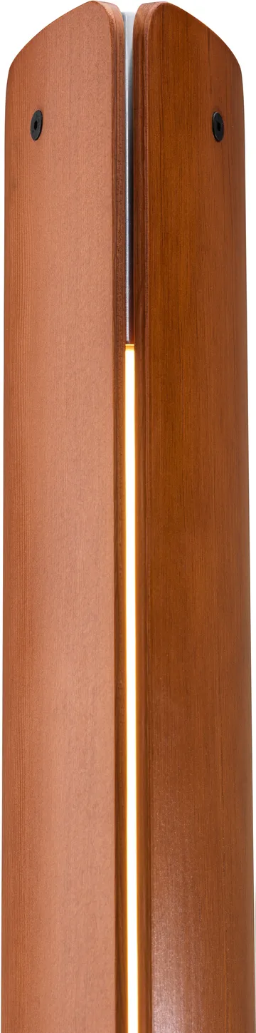 Seki-han gulvlampe 226 cm - Heat treatened ash-black metal - Flos