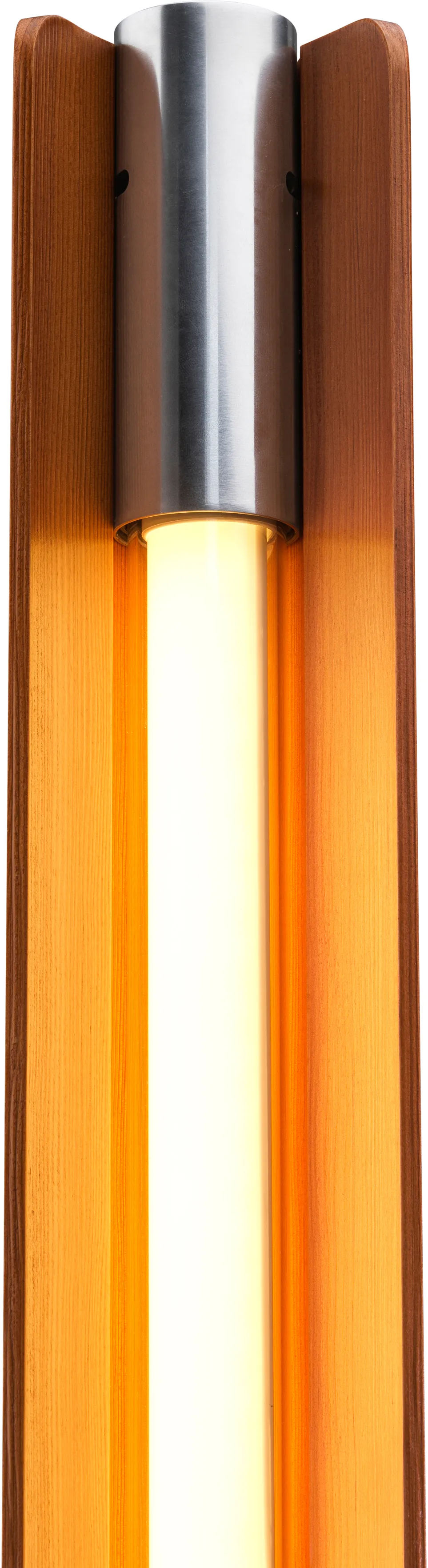 Seki-han gulvlampe 226 cm, Heat treatened ash-black metal Flos