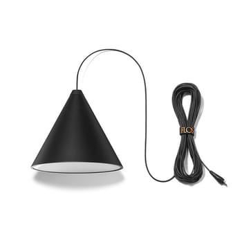 String Light Cone pendel - Svart, 12 m ledning - Flos