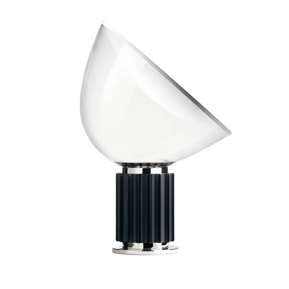 Taccia PMMA bordlampe, Svart, LED Flos